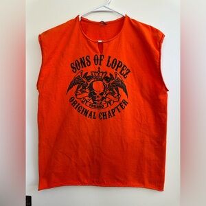 Orange Kids Sleeveless Top